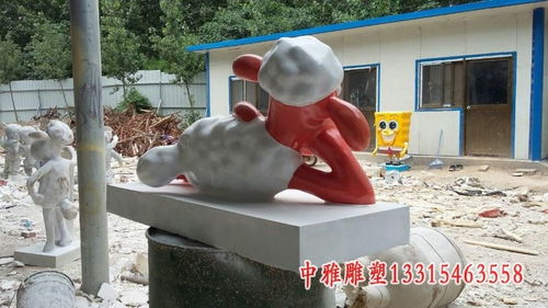 山羊玻璃鋼雕塑 畢節樹脂羊雕塑制作廠