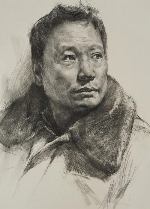教師作品 杭州吳越畫室 教師素描作品欣賞,中國美院雕塑系研究生團隊領銜