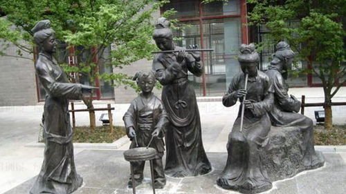 音樂文化現代藝術品人物雕塑展覽
