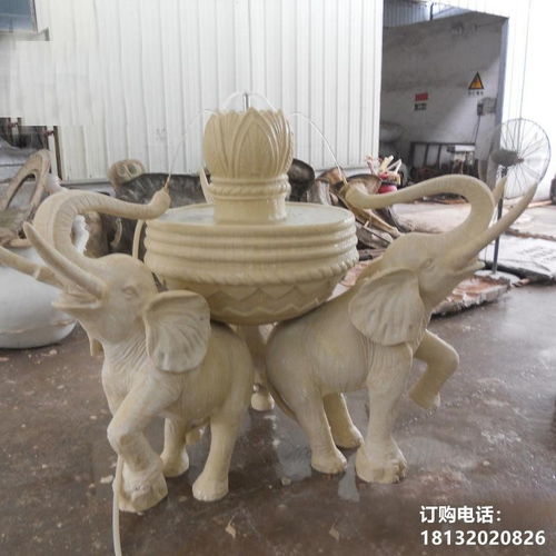 大理石大型噴泉 天水噴泉石頭雕塑加工廠
