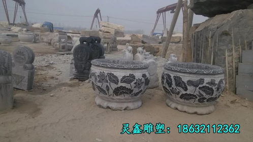 庭院方形水缸石雕 張家口水缸石雕塑加工廠