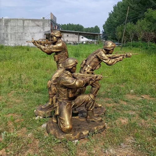 玻璃鋼特種兵雕塑 玻璃鋼軍人雕塑