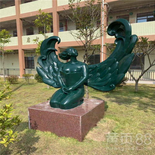 【廣東玻璃鋼雕塑廠(chǎng)家定制校園景觀(guān)人物雕塑制品】- 