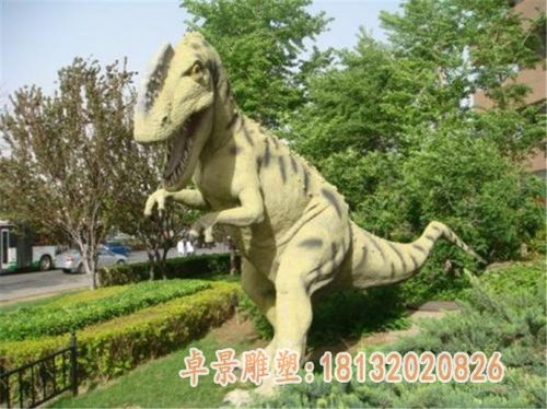 玻璃鋼腕龍雕塑 許昌腕龍玻璃鋼雕塑圖片